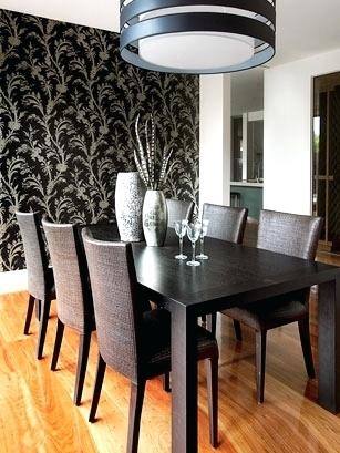 dining room wallpaper wallpaper black dining room set dining room wallpaper trends 2018