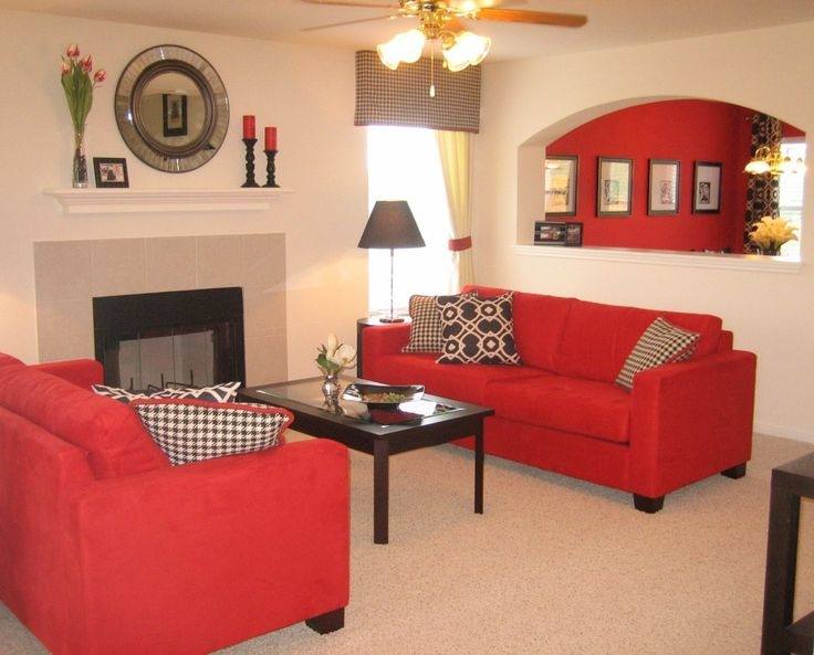 Living Room Red