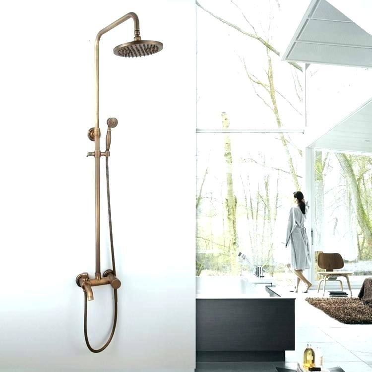 copper outdoor shower head incredible foot wash australia