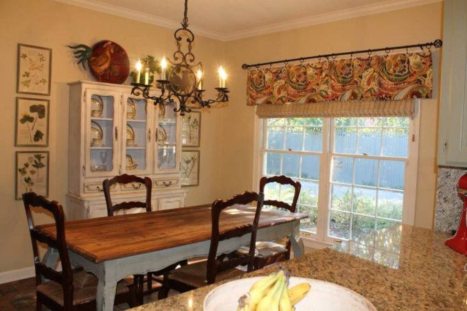 Dining Room Bay Window Treatment Ideas