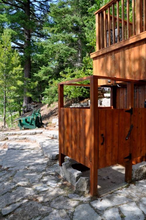 outdoor shower