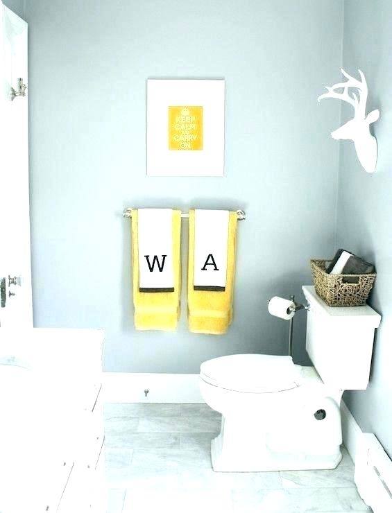 yellow and gray bathroom ideas