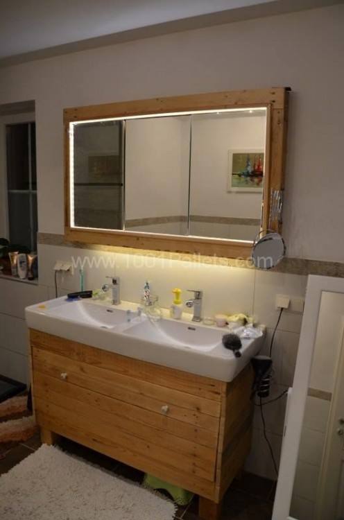 pallet bathroom shelf pallet ideas for bathroom pallets wood bathroom mirror and vanity designed wooden pallet