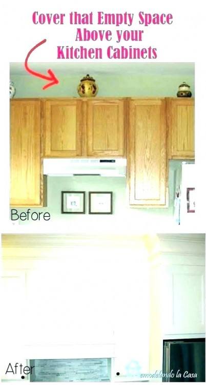 installing crown molding on kitchen cabinets