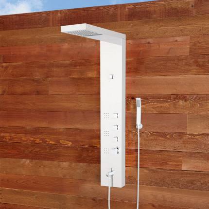 freestanding outdoor shower hot and cold water shower with freestanding outdoor shower kits australia