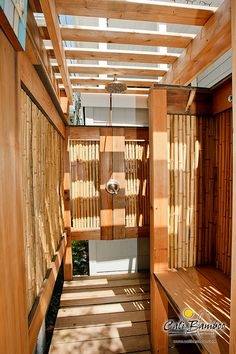 bamboo shower