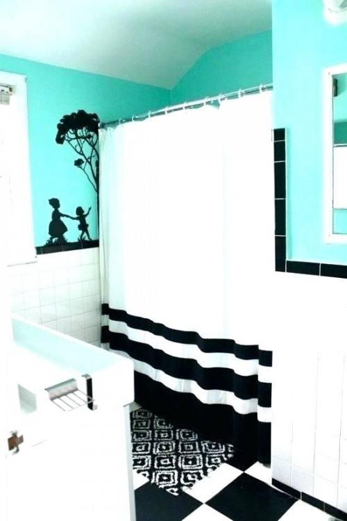 teal and black room decor