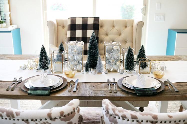 Christmas Dining Table Decorations Elegant Dining Room Table regarding Christmas  Dining Room Table Decorations
