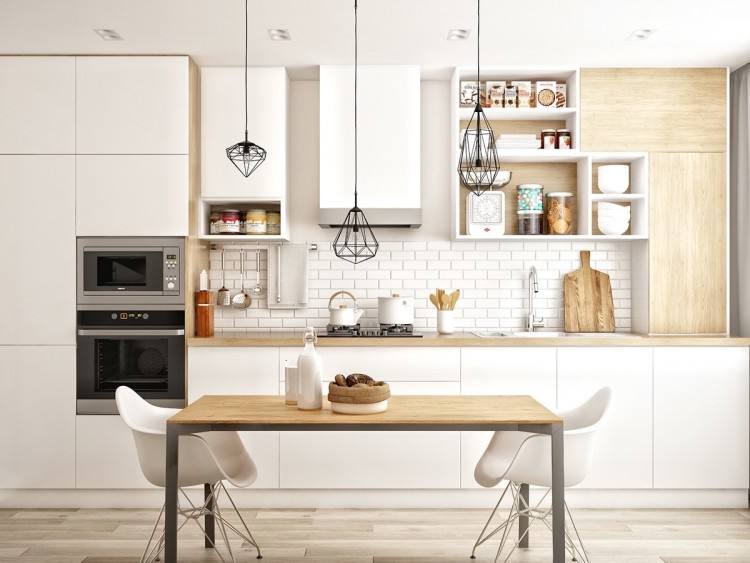 Contemporary kitchen with Scandinavian minimalism [Design: Libby Winberg Interiors]