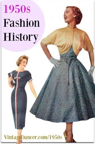 1950s Long, Slim Dress