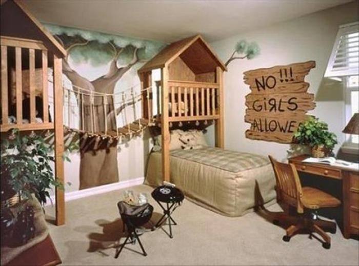 jungle kids bedroom