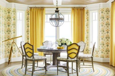 yellow living room