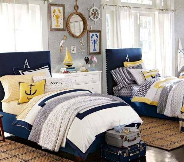 modern coastal bedroom decor nautical bedding ideas for boys