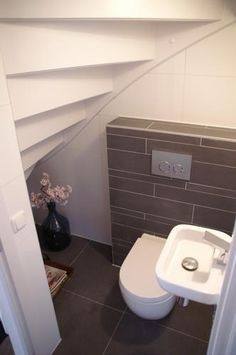 under stairs bathroom