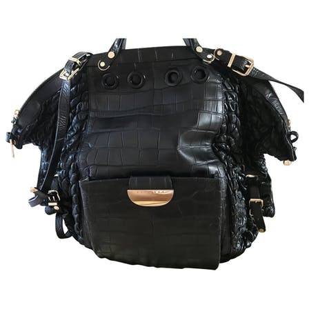 Top handle Nappa leather backpack, from the Palazzo line, with tonal Medusa Head plaque,