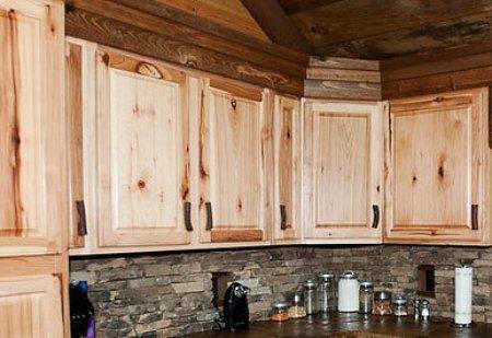 Sink Base Kitchen Cabinet in  Natural Hickory