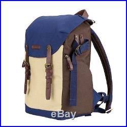 Waterproof Canvas Photography Bag Men Women Shoulder Bag Camera Backpack for Canon DSLR SLR Digital