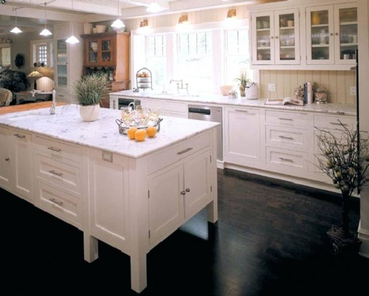 Engaging Design Of Rustic Kitchen Ideas Rectangle Shape Island With Marble Top Double Bowls Farmhouse Sink