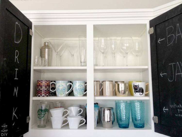 A corner cabinet with a turntable for easier access