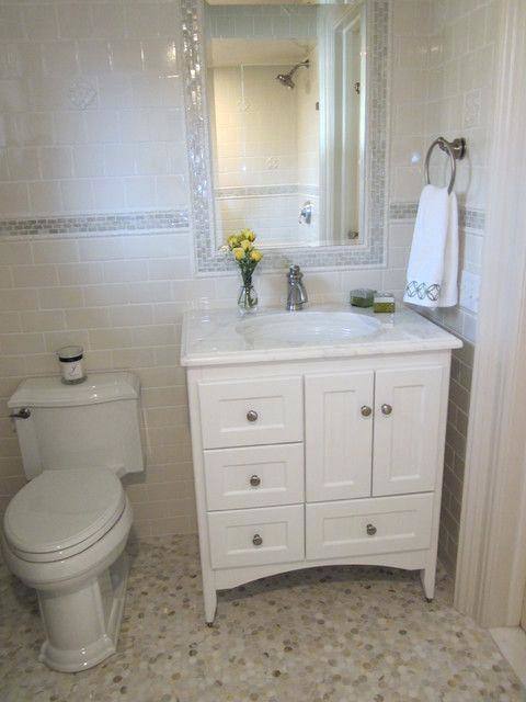 small white bathroom