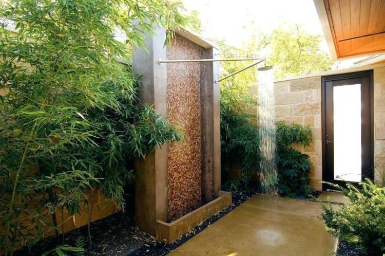 outdoor pool shower