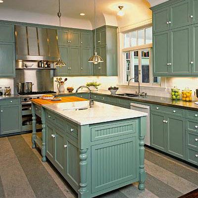 Schoolhouse Light Meets Farmhouse Sink