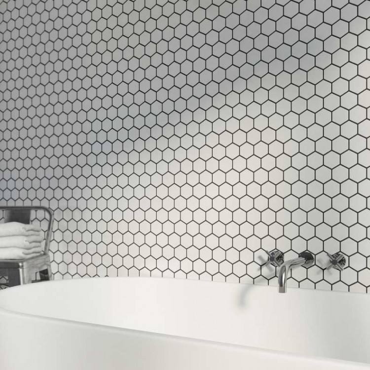 A unique bathroom tile design for a bathroom renovation or a new bathroom will make your bathroom stand out
