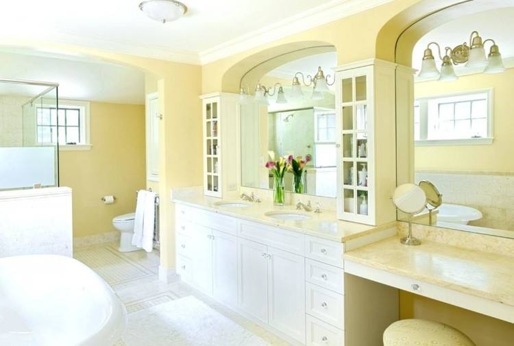 yellow and gray bathroom ideas