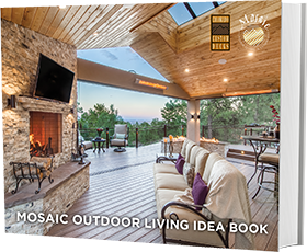 There's nothing else to want in this incredibly spacious outdoor porch space built for a 2014 Homearama® home