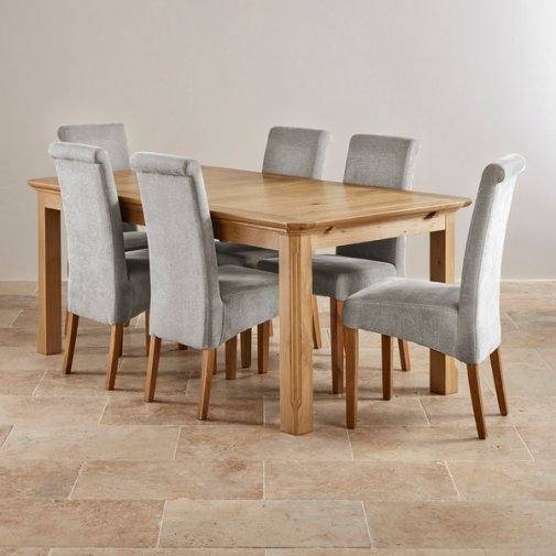 oak table and chairs formal dining room