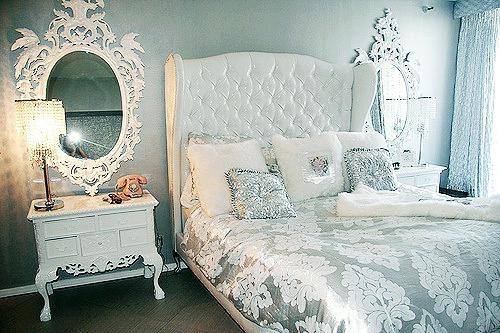 silver living room decor