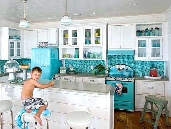 Enjoy a stylish blast from the past with our collection of retro kitchen design ideas