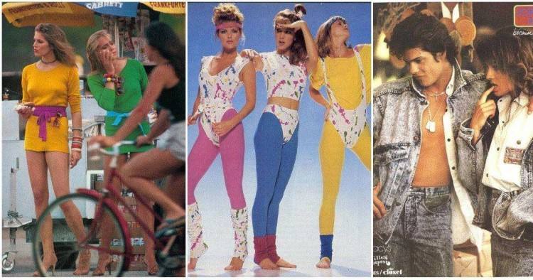 Everyone is going gaga over the 80's fashion trends