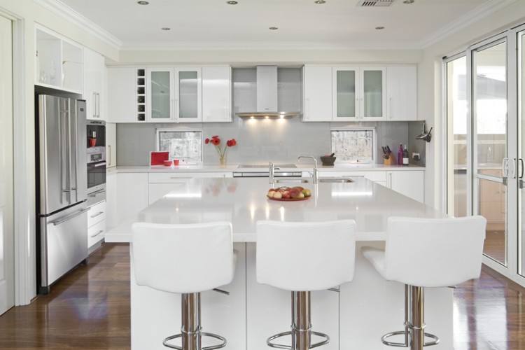 black and white kitchen floor tile ideas