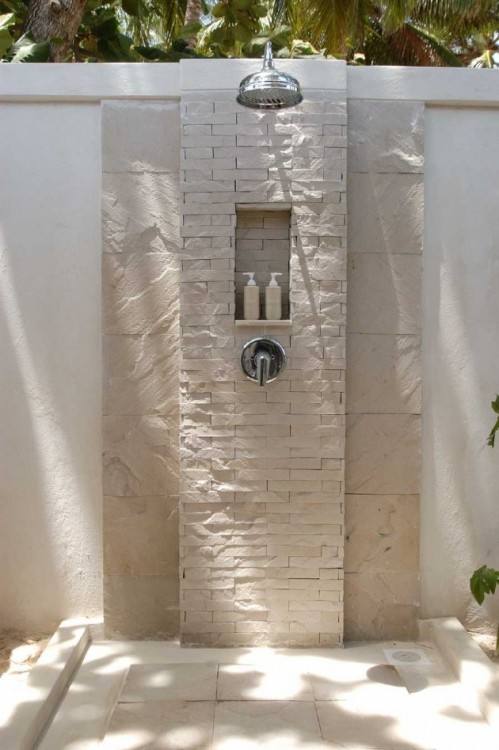 outdoor shower