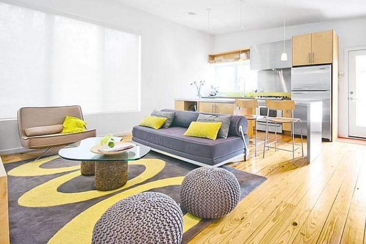 Trendy Color Duo: 20 Dining Rooms That Serve up Gray and Yellow grey  and yellow Yellow and Gray Room