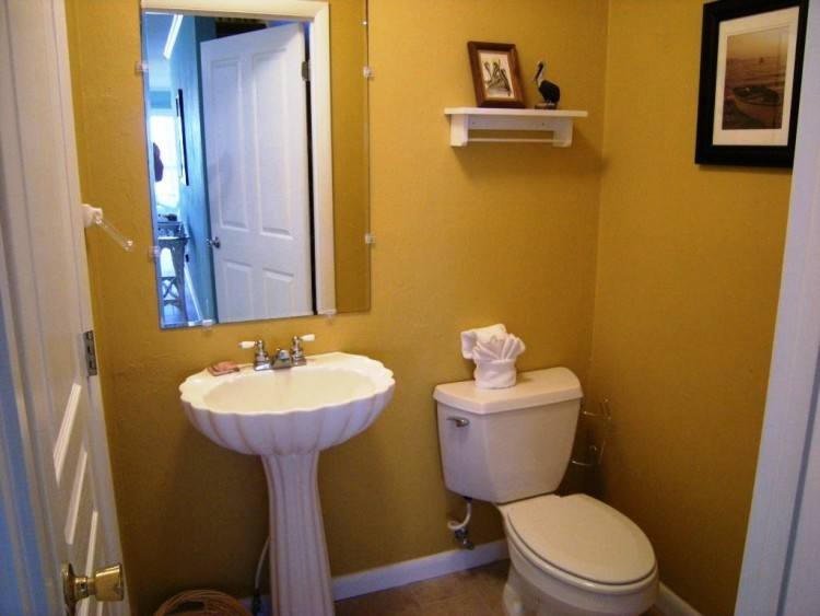 This looks about the size of our bathroom too!