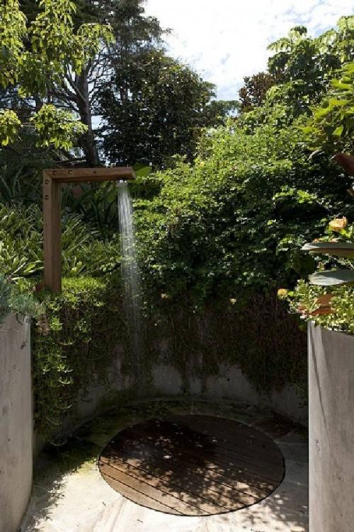Monica Palmer has created a range of outdoor showers