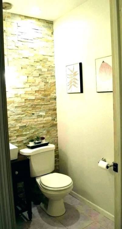 Modern Guest Bathroom Ideas With Luxury White Console Sink Storage Added Mounted Mirror