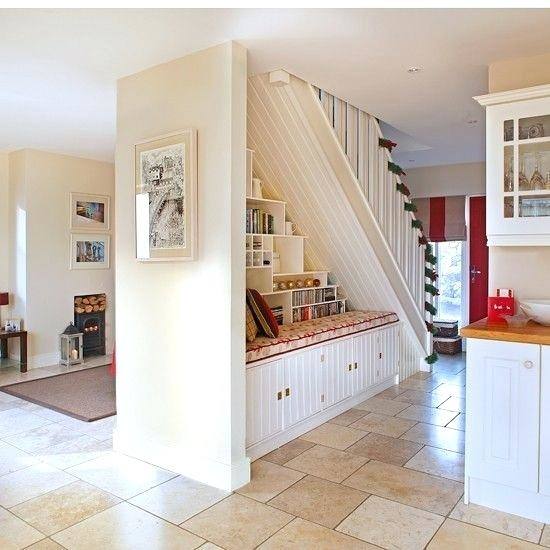 If you have a subterranean kitchen then that area under the stairs is probably your worst nightmare – no fuse sockets for an oven and not enough space to