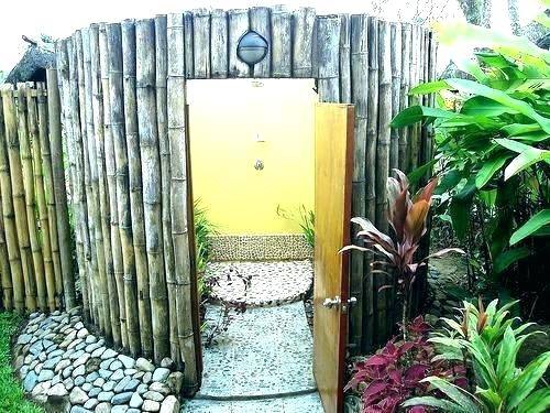 diy outdoor shower