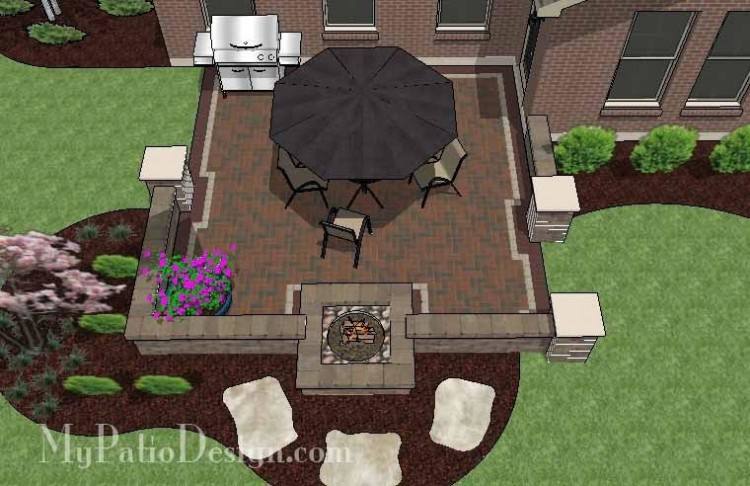 Outdoor Great Room Gas Fire Pit Table