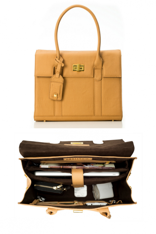 Men`s briefcase and handbag
