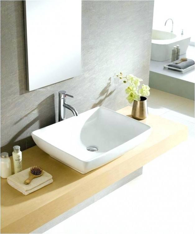 [Bathroom Ideas] Bathroom Small Dark Gray Vessel Sink