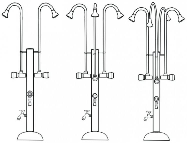 china stainless steel shower set top head mixer and pole outdoor australia