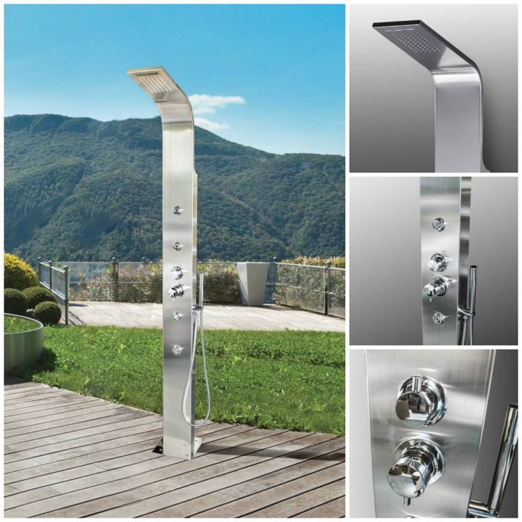 Brighton Stainless Steel Outdoor Shower