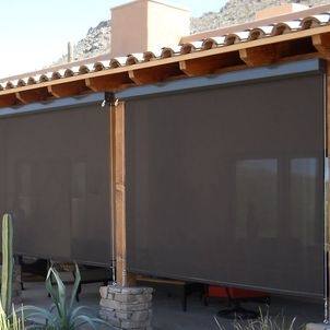 Clear PVC or Tint Outdoor Blinds are the answer to year round outdoor living