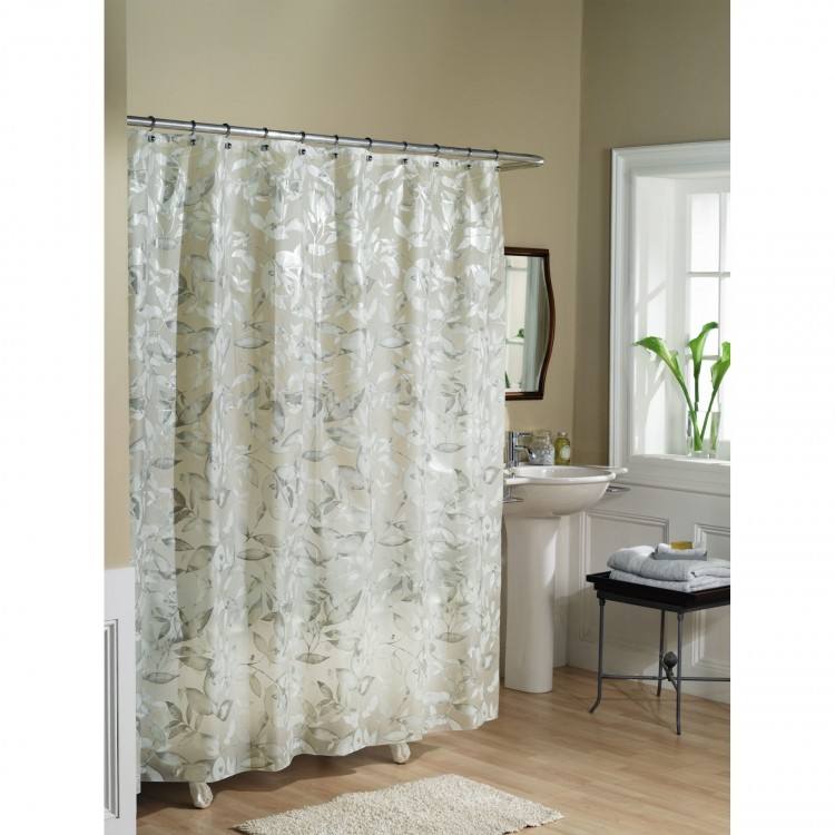 Hang a second shower curtain to make your tub seem extra luxurious