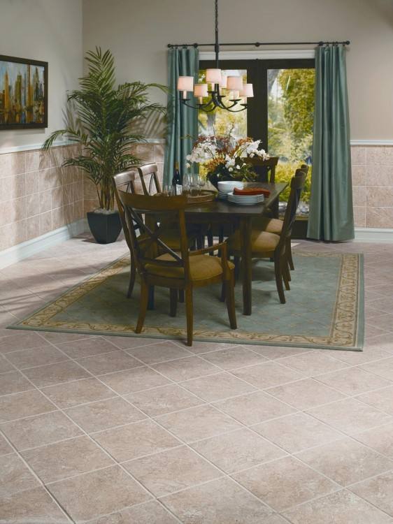 tile flooring ideas for dining room