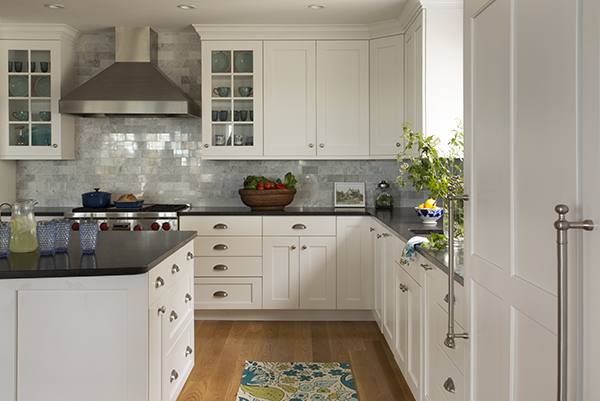 Contemporary Maple kitchen cabinets by Homecrest Cabinetry